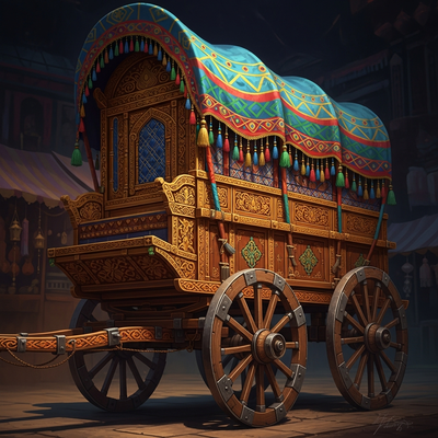 Silk Road Caravan Wagon